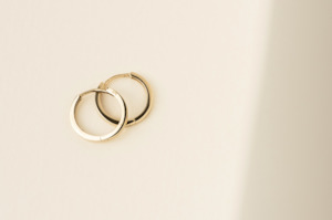 Fine Lines Collection: Square Profile Huggies