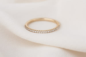 All Rings 1: Petite Half Diamond Eternity Ring