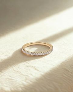 Ceremonial Collection: Milieu Half Diamond Eternity Ring