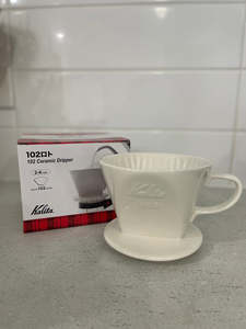 Kalita 102 Coffee Dripper (White)
