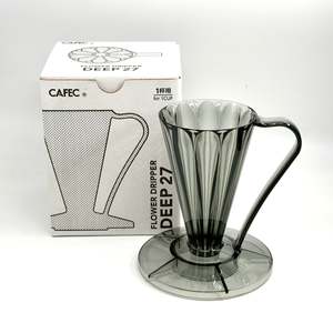 Cafec Deep 27 Flower Dripper Black