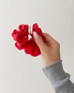 Home Page Collection: Silk Scrunchie - Cherry
