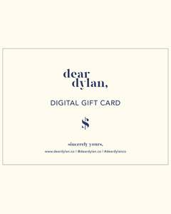 Giftingandsets: dear dylan gift card - digital