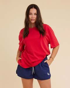 Last Units: Dylan Oversized Tee - Vintage Red