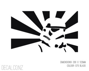 Products: Storm-trooper Rising Sun - Decal.co.nz
