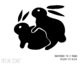 Rooting Bunnies - Decal.co.nz