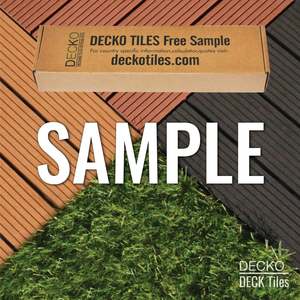 Webshop: Deck Tile Sample Pack - Premium WPC Interlocking | DECKO - with Free Delivery