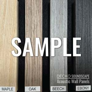 All Samples: Acoustic Sound Dampening Wall Panels Sample Pack | DECKO SOUNDSCAPE - $8.90 handling fee with free delivery (1 / address)