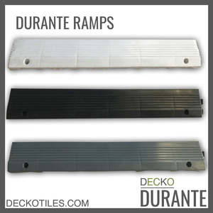 Garage Tile <b>Ramp Edge</b> for Interlocking Polypropylene Flooring | DECKO <b>&hellip;
