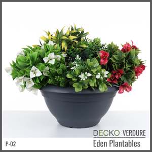 Verdure Eden Plantables: Plantable Artificial Plants - FLORA - Collection (8 different plants) | DECKO Verdure Eden Plantables
