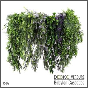 Verdure Babylon Cascades Artificial Plants: Artificial Hanging Plants - VIOLA Collection (6 different plants) | DECKO Verdure Babylon Cascades