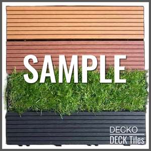 Webshop: Deck Tile Sample - Full Size - Premium WPC Interlocking | DECKO - with Free Delivery