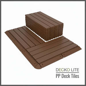 Deck Tiles - <b>BROWNSLAT</b> - Interlocking PP Flooring - High End Polypropylen&hellip;