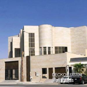 Flexible 3D Stone Wall Panels - <b> DECKO Flexistone - MAXI TRAVERTINO </b> - Cu&hellip;