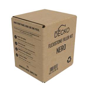 Flexistone Textured Wall Panels: Filler Kit For Flexistone NERO
