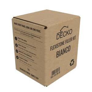 Flexistone Textured Wall Panels: Filler Kit For Flexistone BIANCO