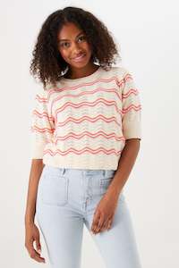 Garcia: Broderie T-Shirt