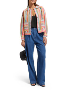 Tops: Short Trucker Jacket