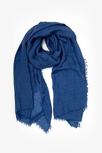 Accessories 1: Block Colour Scarf | Cobalt