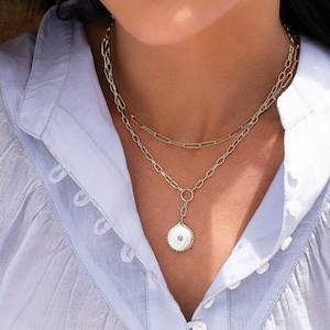 Jewellery 1: Halcyon Shield Drop Necklace