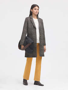 Herringbone Tailored Coat