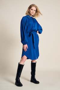 Pom: Butterfly Bright Blue Dress