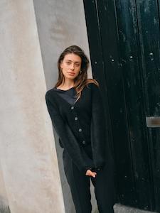 Tops: Thora V-Neck Knit Cardigan