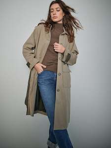 Outerwear: Souza Trench Quilt Coat