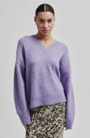 Second Female: Brook Knit Loose V-Neck
