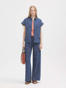 Nice Things By Paloma S: Striped Denim Shirt