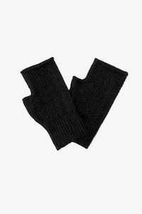 Antler Nz: Florence Fingerless Gloves | Black