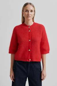 Second Female: Andrea Knit Rib Cardigan