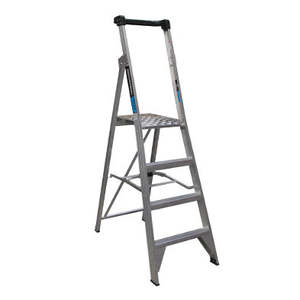 Scaffolding Ladders: Platform Ladder 4 step 1.13m 150kg Trade Series