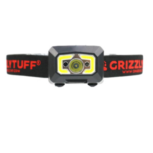 Grizzly Rechargeable Motion Sensor Headlight 250 Lumens