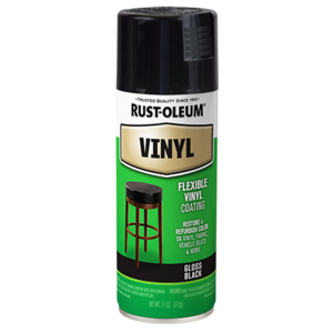 RUST-OLEUM Vinyl/Fabric Spray Gloss Black
