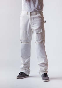 White Armed Pants