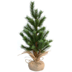 Artificial Christmas Trees: NZ Slim Line Spruce Christmas Tree - Green - 46cm