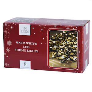 Christmas And Outdoor Fairy Lights: Christmas Tree Lights - Warm White LED 150 Bulbs