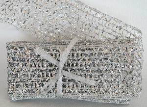 Christmas Ribbon Stockings: Ribbon - Silver - Extra long 2.7m ✰✰✰ BUY ONE GET ONE FREE ✰✰✰