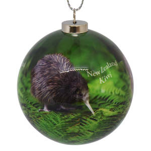 Green: Decoration - New Zealand Kiwi Bauble - Box Lot Deal (6)