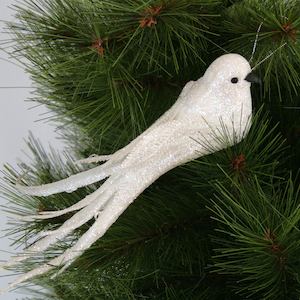 White Cream: Dove - White - Christmas Tree Decoration - Box Lot Deal (6)