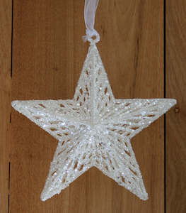 White Cream: Star - White - 18cm