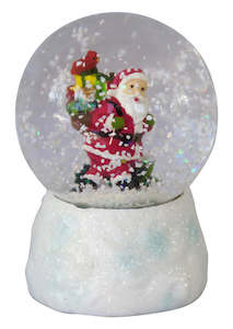 Christmas Santas: Water Globe Small - Father Christmas 6.25cm