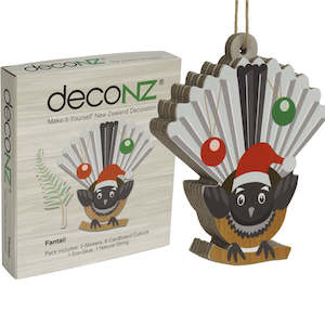 Christmas Treasures: Deconz 3D Decoration Kit - New Zealand Fantail ✰✰✰ SPECIAL ✰✰✰