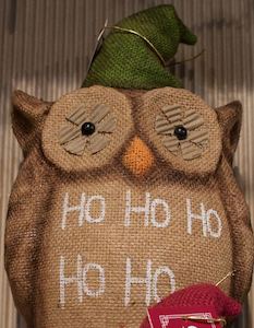 Owl Ornament - Christmas Ho Ho Ho ✰✰✰ SPECIAL ✰✰✰