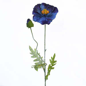 Flower Colour Blue Purple: Poppy Spray - Blue