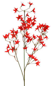 Flowers Stuvwxyz: Star Flower Spray - Cardinal Red