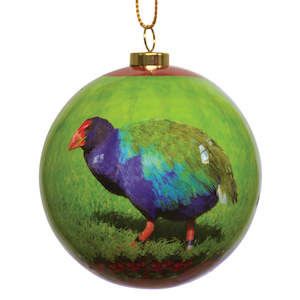 Christmas Ornaments: NZ Bird Baubles - Christmas - Takahe