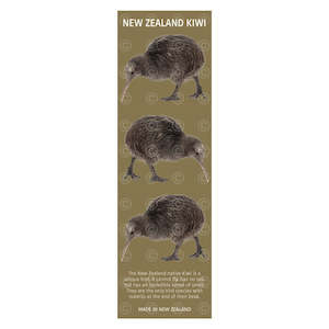 Souvenirs: Souvenir Bookmark - New Zealand Gold Kiwi