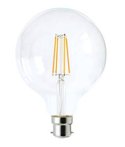 GLOBE LED DIMM FIL 8W G125 E27 - Globes - Decor Lighting